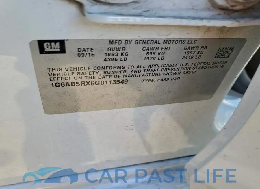 1G6AB5RX9G0113549# 13