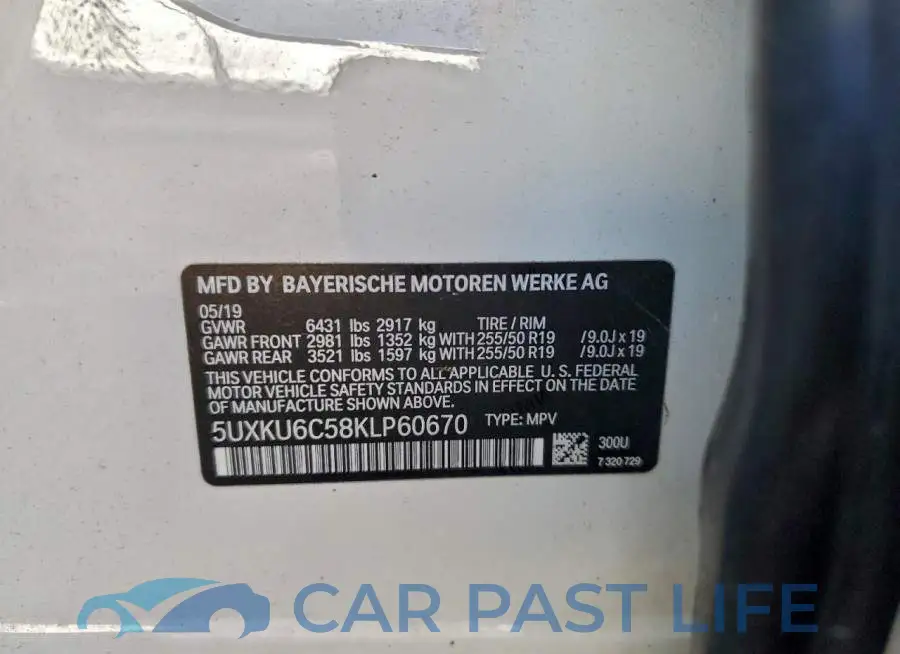 5UXKU6C58KLP60670# 13