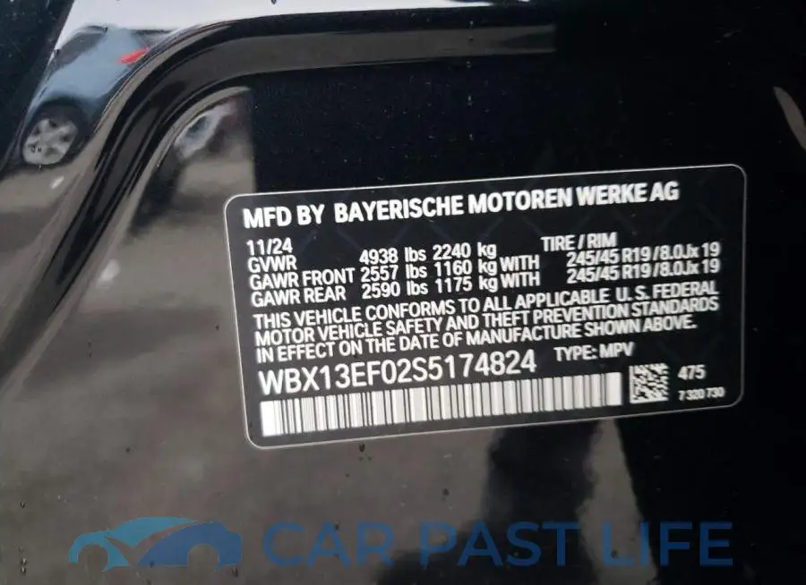 WBX13EF02S5174824# 13