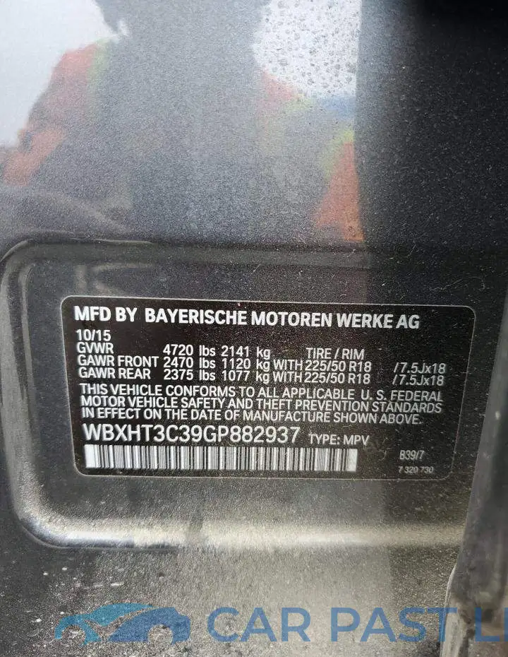 WBXHT3C39GP882937# 13