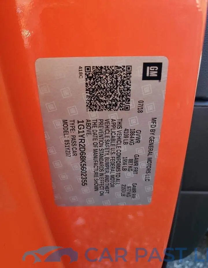 1G1YR2D68K5602355# 12