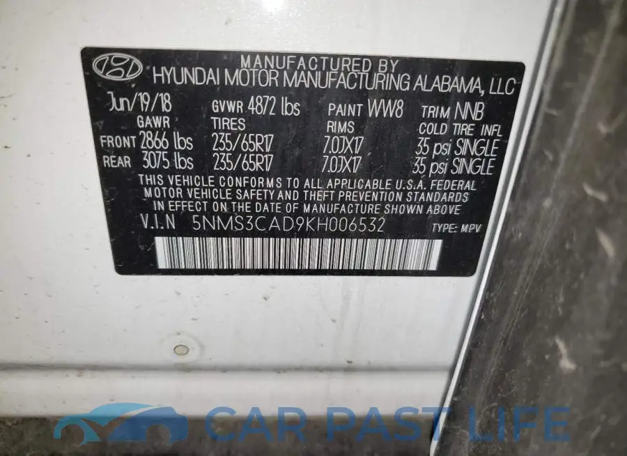 5NMS3CAD9KH006532# 13