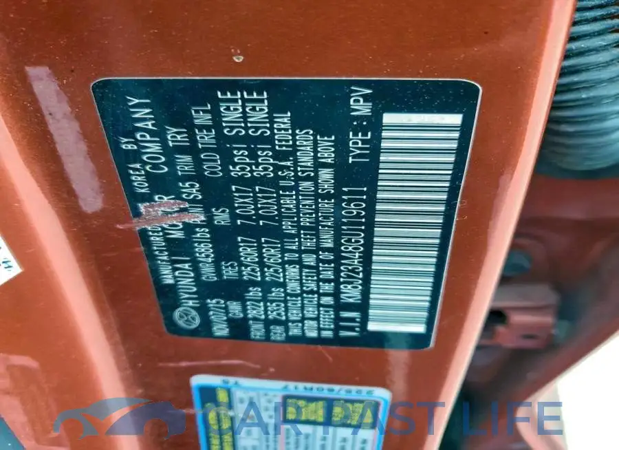 KM8J23A48GU119611# 13