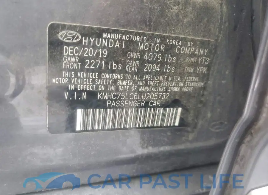 KMHC75LC6LU205732# 12