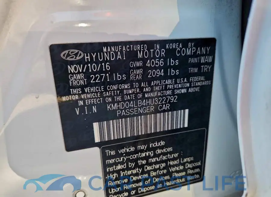 KMHD04LB4HU322792# 12