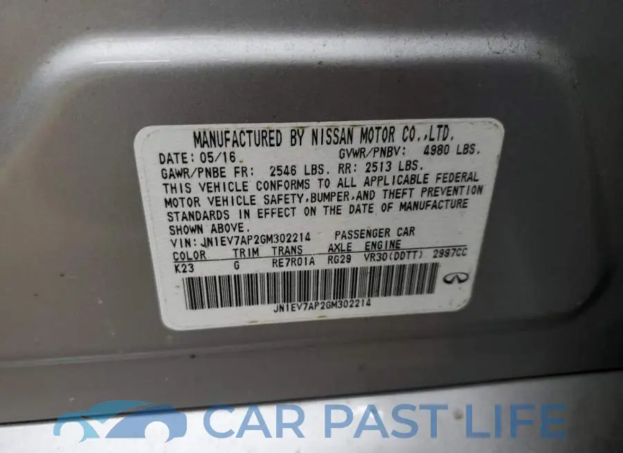 JN1EV7AP2GM302214# 12