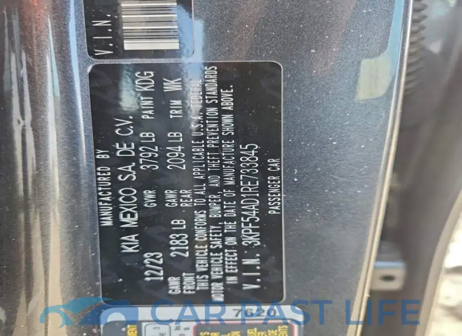3KPF54AD1RE733845# 13