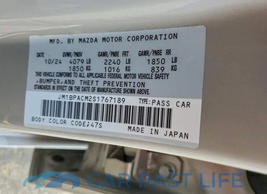 JM1BPACM2S1767189# 12