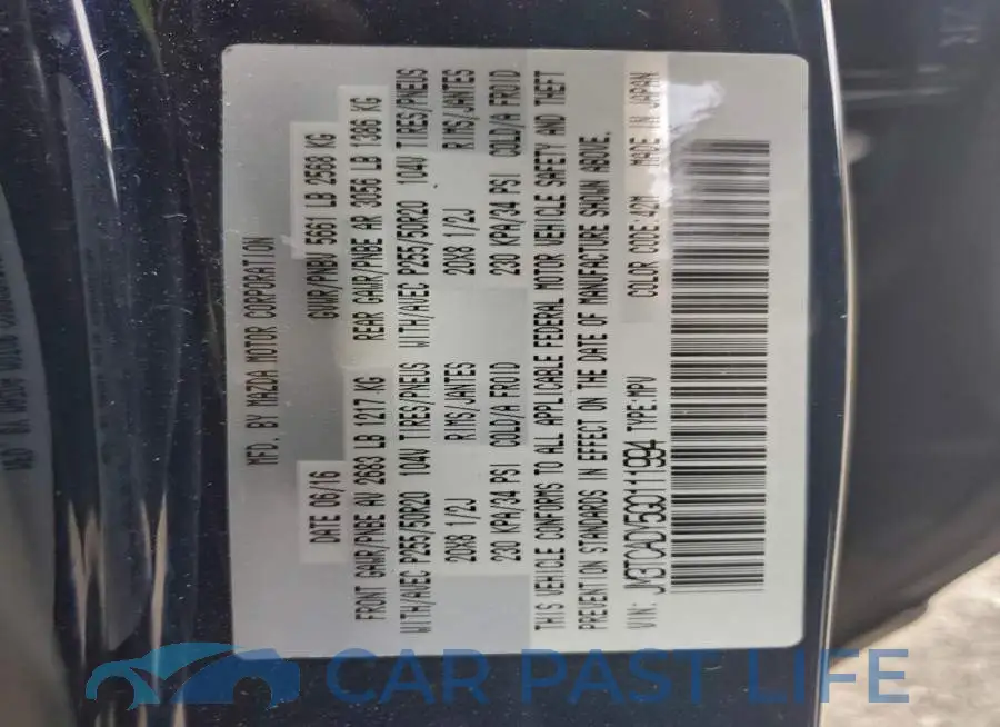 JM3TCADY5G0111994# 12
