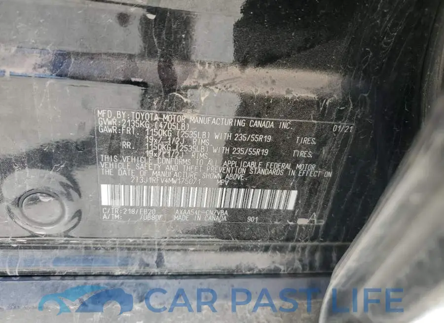 2T3J1RFV4MW175071# 13