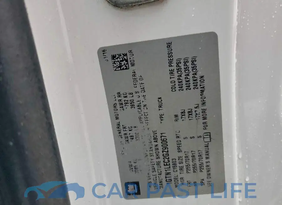 1GTN1LEC2GZ900671# 12