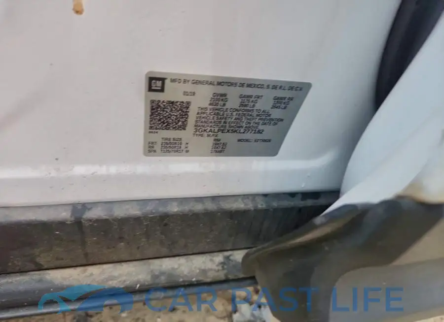3GKALPEX5KL277182# 13