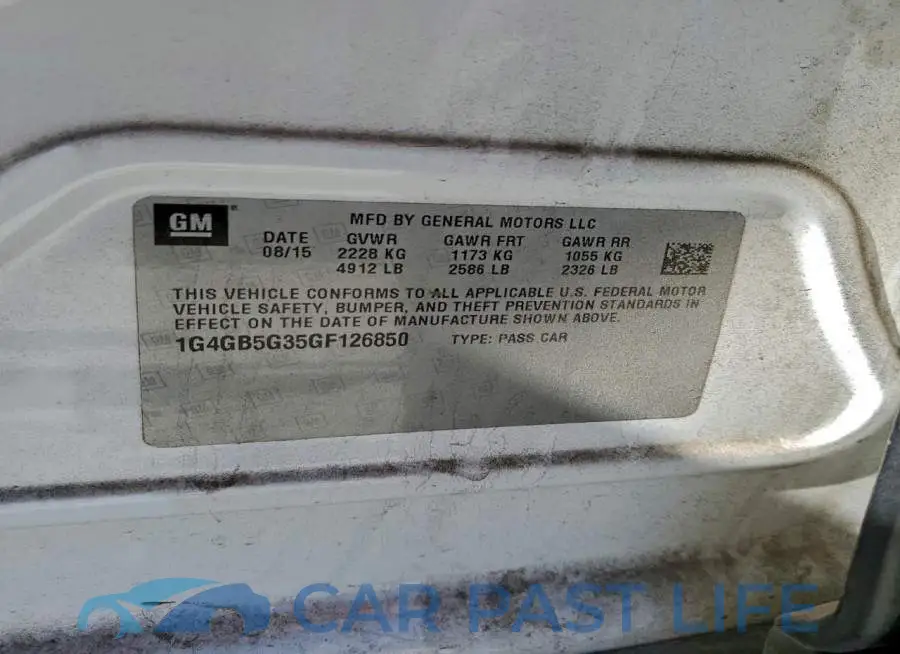 1G4GB5G35GF126850# 13