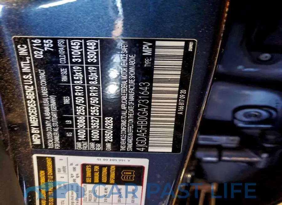 4JGDA5HB0GA731643# 14