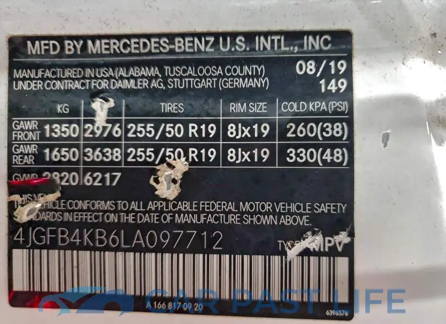 4JGFB4KB6LA097712# 13