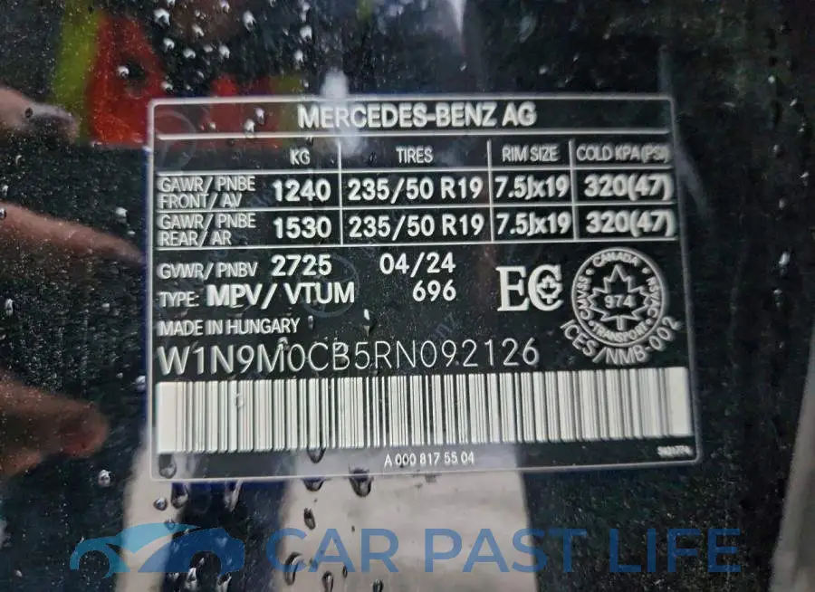 W1N9M0CB5RN092126# 13