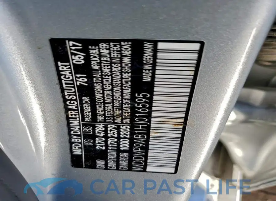 WDDVP9AB1HJ016595# 13