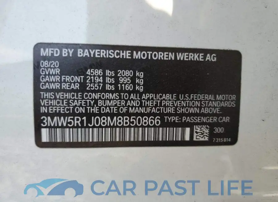 3MW5R1J08M8B50866# 12
