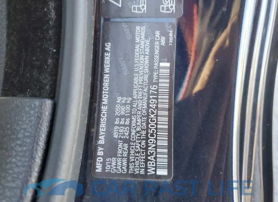 WBA3N9C50GK249176# 12