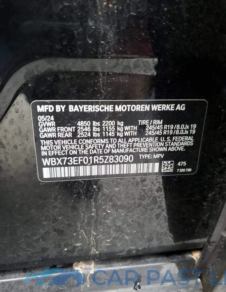 WBX73EF01R5Z83090# 14