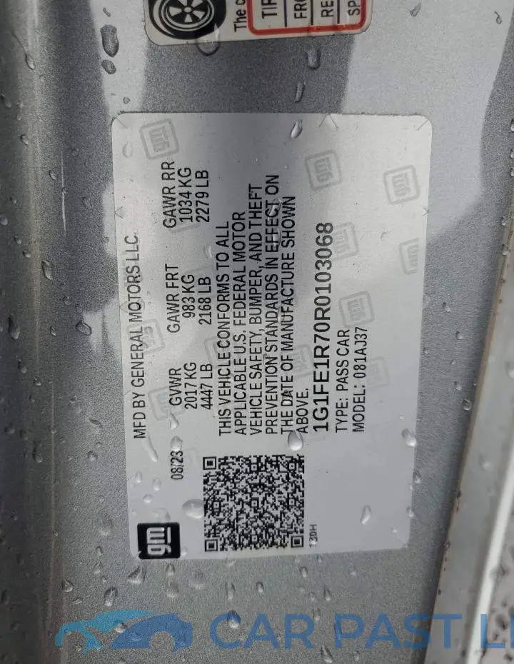 1G1FE1R70R0103068# 13