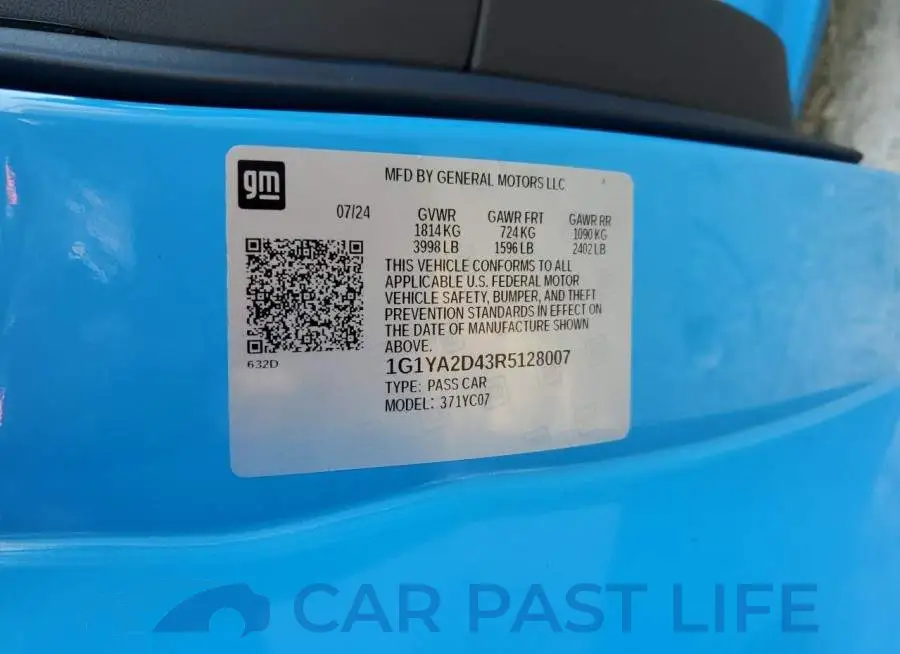 1G1YA2D43R5128007# 13