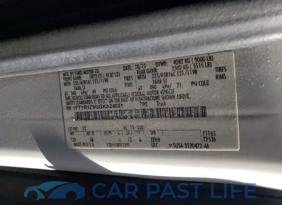 1FTYR1ZM8GKA24081# 13