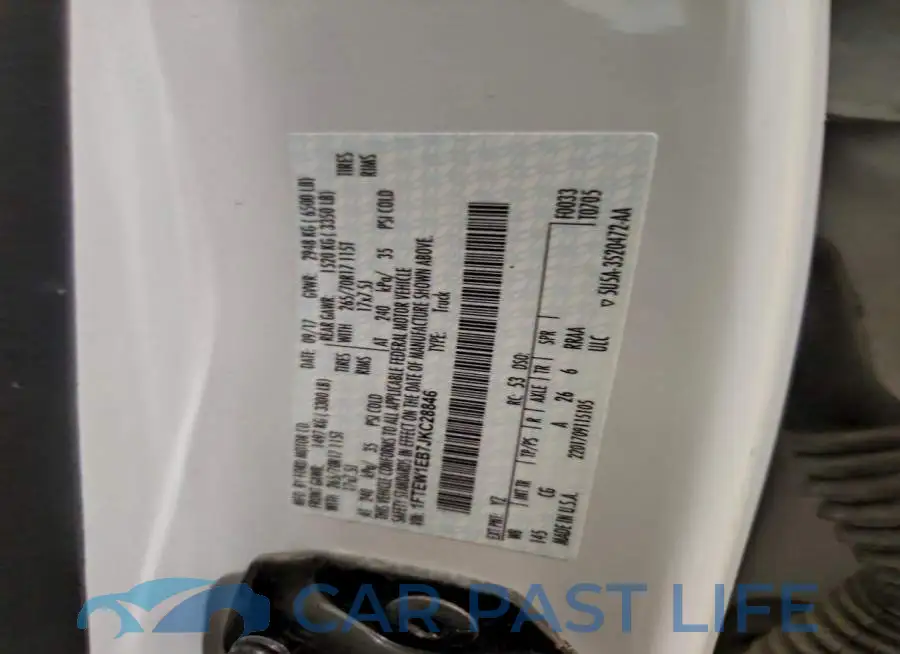 1FTEW1EB7JKC28846# 12