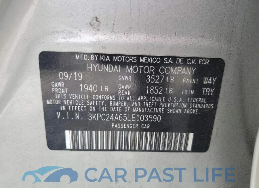 3KPC24A65LE103590# 12