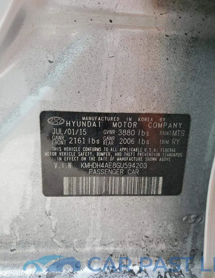 KMHDH4AE8GU594203# 13