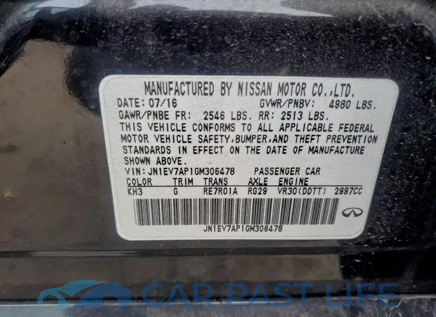 JN1EV7AP1GM306478# 12