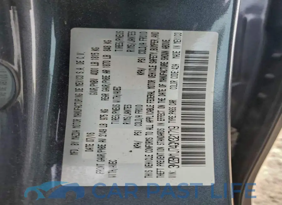 3MZBM1J74GM321719# 12