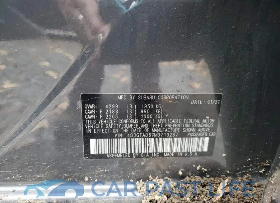 4S3GTAD67M3710267# 13