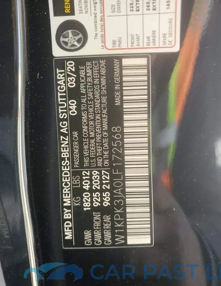 W1KPK3JA0LF172568# 13