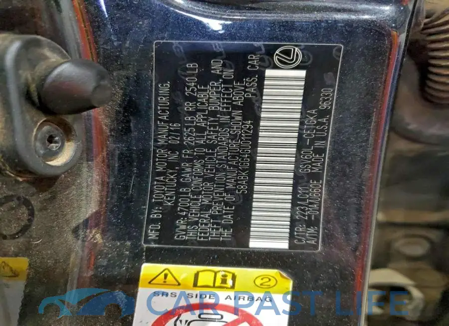 58ABK1GG4GU011294# 12