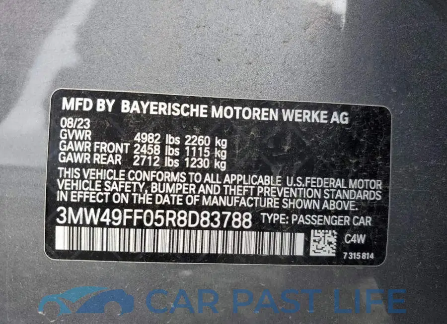 3MW49FF05R8D83788# 12