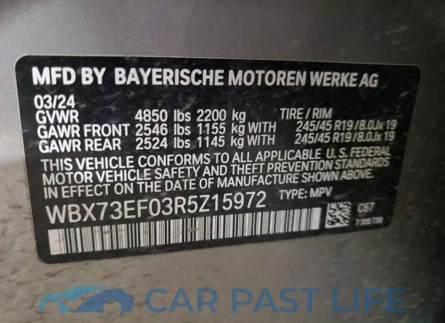 WBX73EF03R5Z15972# 13