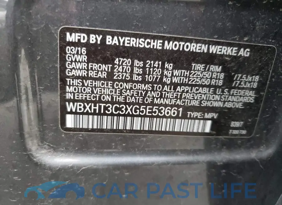 WBXHT3C3XG5E53661# 13