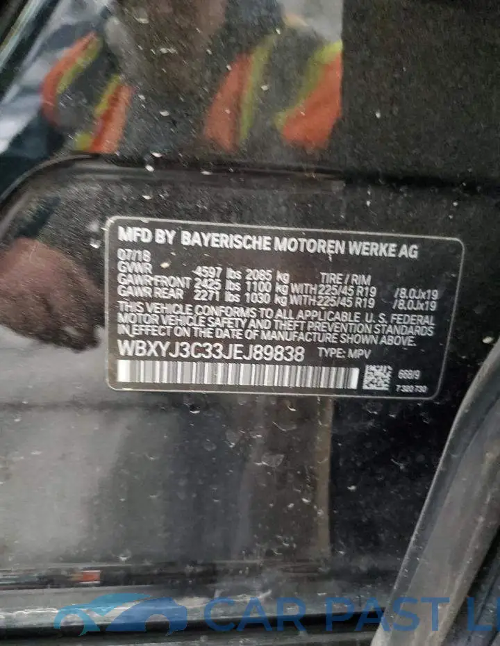 WBXYJ3C33JEJ89838# 13