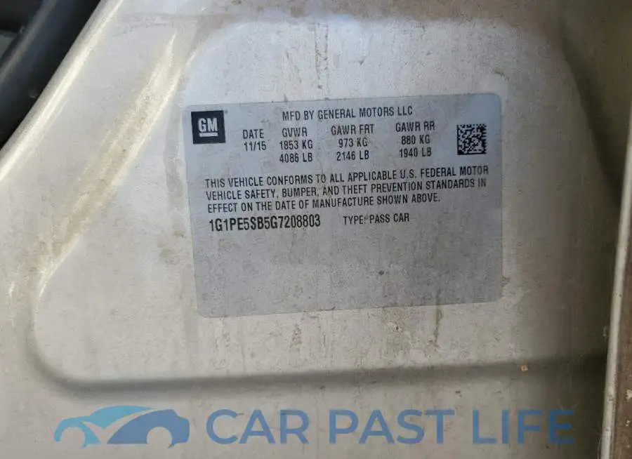 1G1PE5SB5G7208803# 12