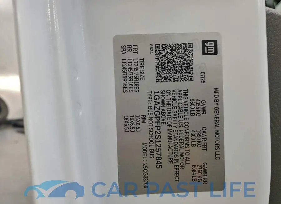 1GAZGPFP2S1257845# 13