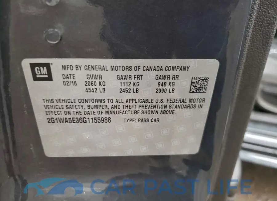2G1WA5E36G1155988# 13
