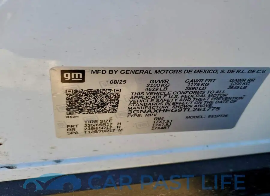 3GNAXHEG9TL261775# 13