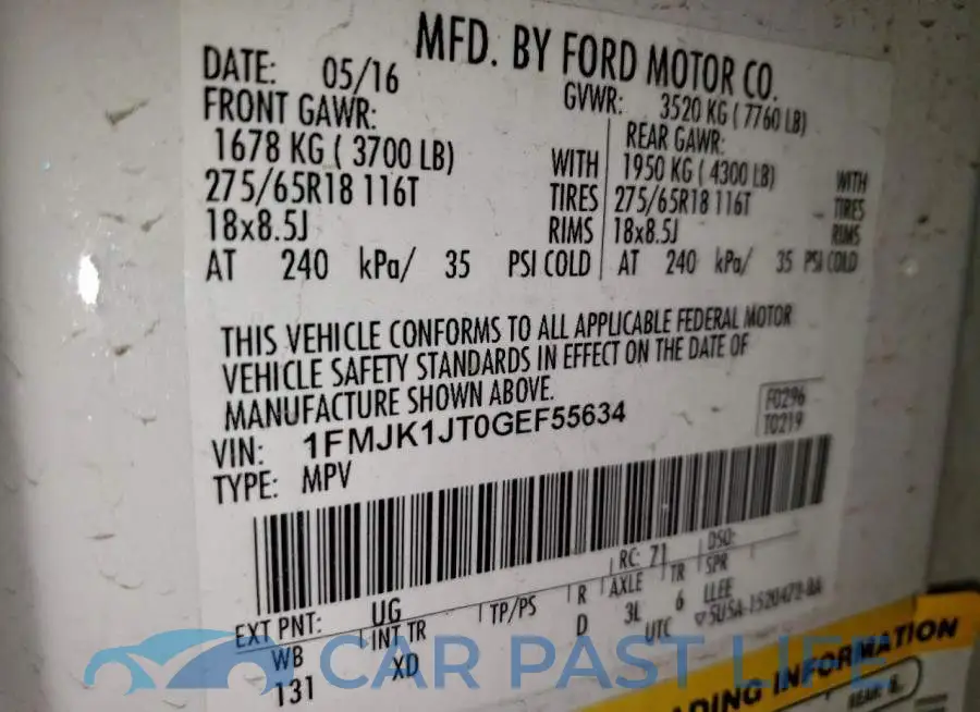 1FMJK1JT0GEF55634# 13