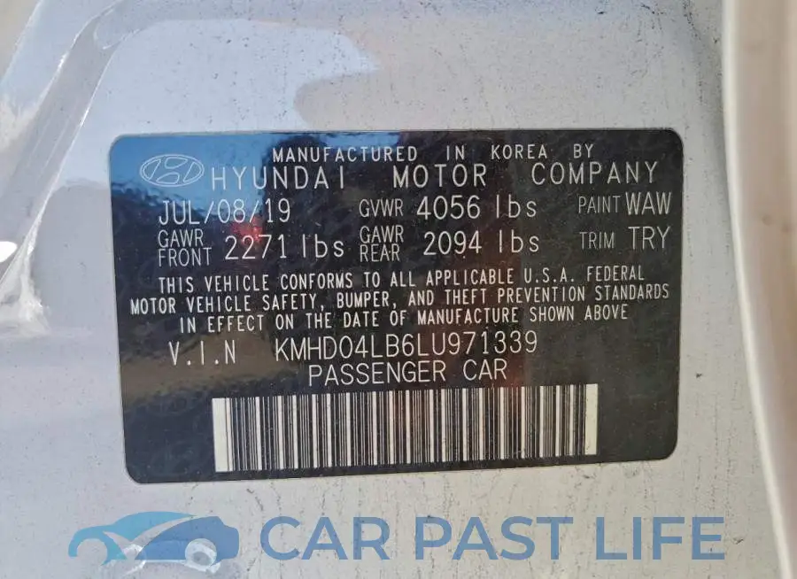 KMHD04LB6LU971339# 12