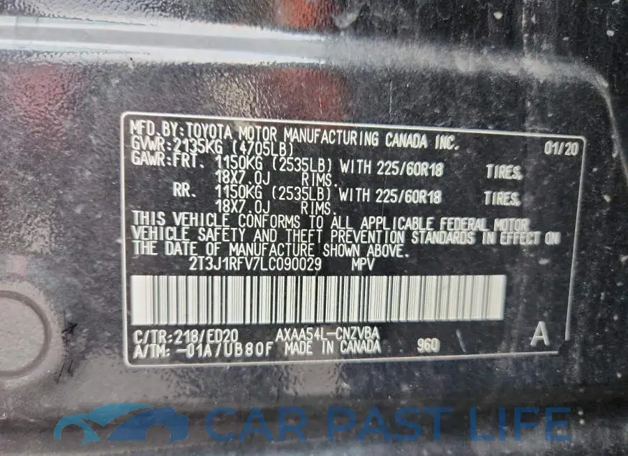 2T3J1RFV7LC090029# 13