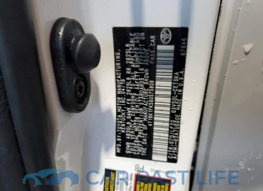 4T1BK1FK5GU575808# 12