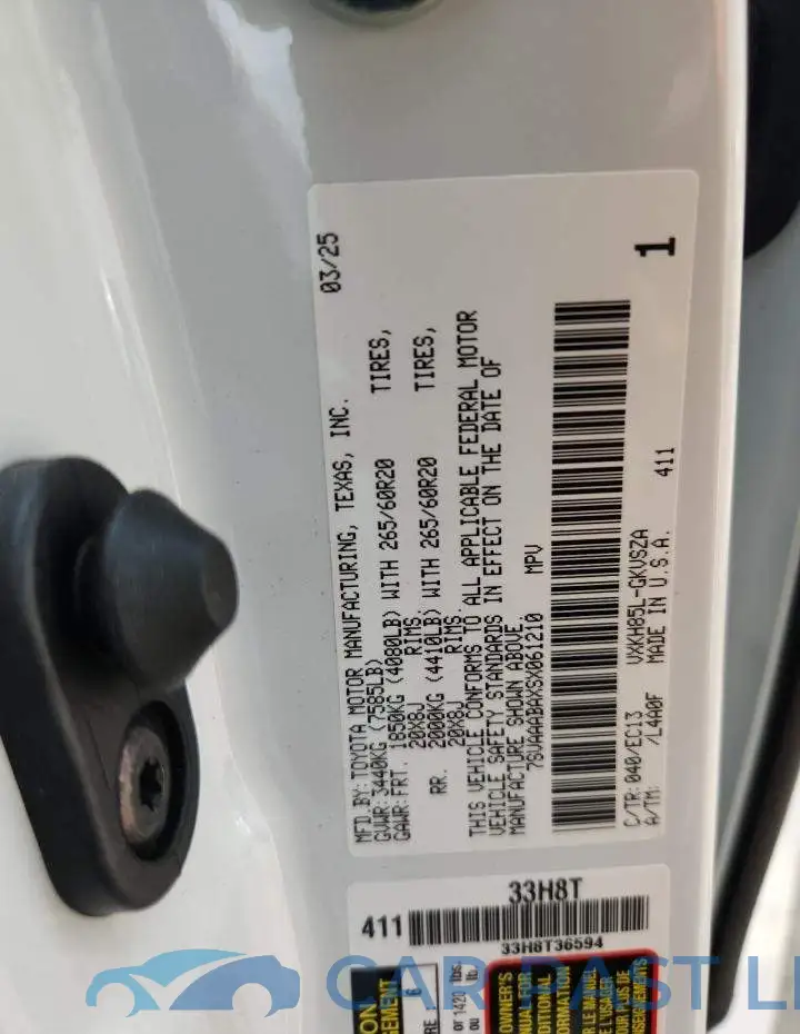 7SVAAABAXSX061210# 14