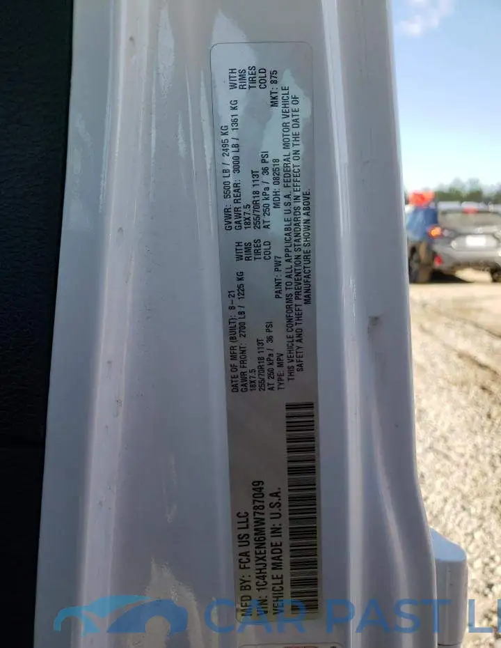 1C4HJXEN6MW787049# 13
