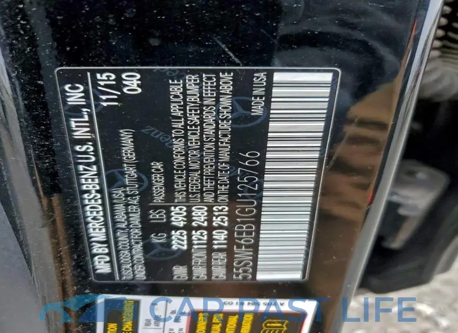 55SWF6EB1GU125766# 12